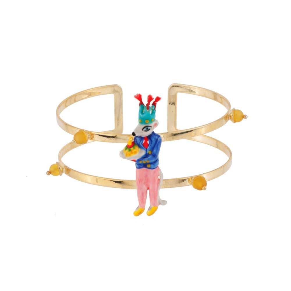 Bangle Birthday Mouse Mouse & Cheesecake Bracelet | AEBM2051 - Les Nereides