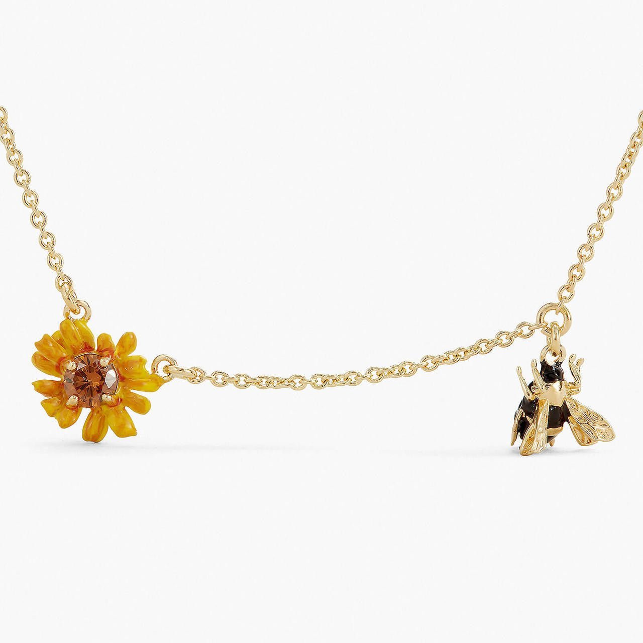 Bee And Buttercup Pendant Necklace | APPP3071 - Les Nereides