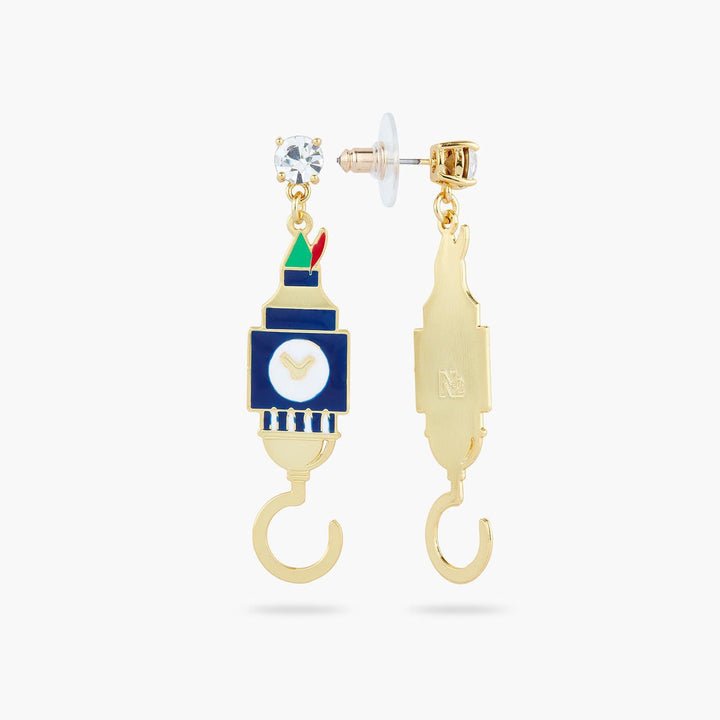 Big Ben and Hook earrings | AQUI1071 - Les Nereides