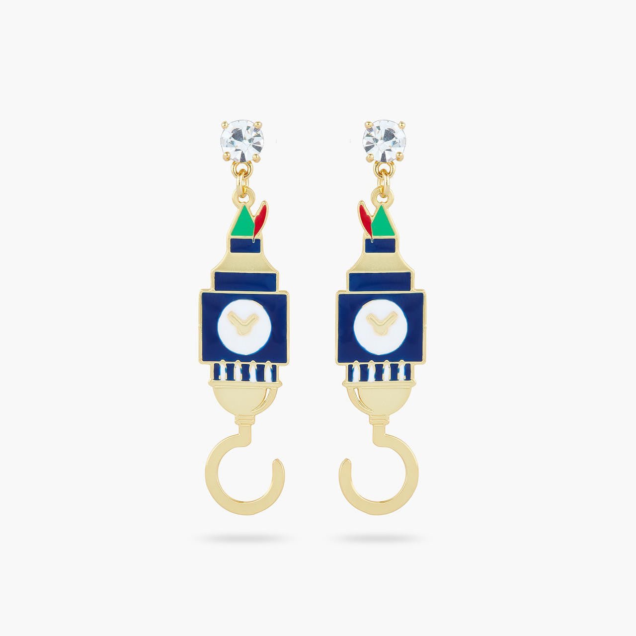 Big Ben and Hook earrings | AQUI1071 - Les Nereides