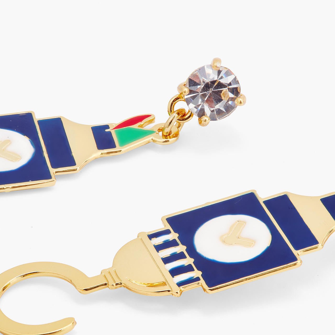 Big Ben and Hook earrings | AQUI1071 - Les Nereides