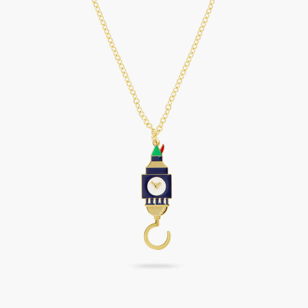 Big ben and Hook pendant necklace | AQUI3071 - Les Nereides