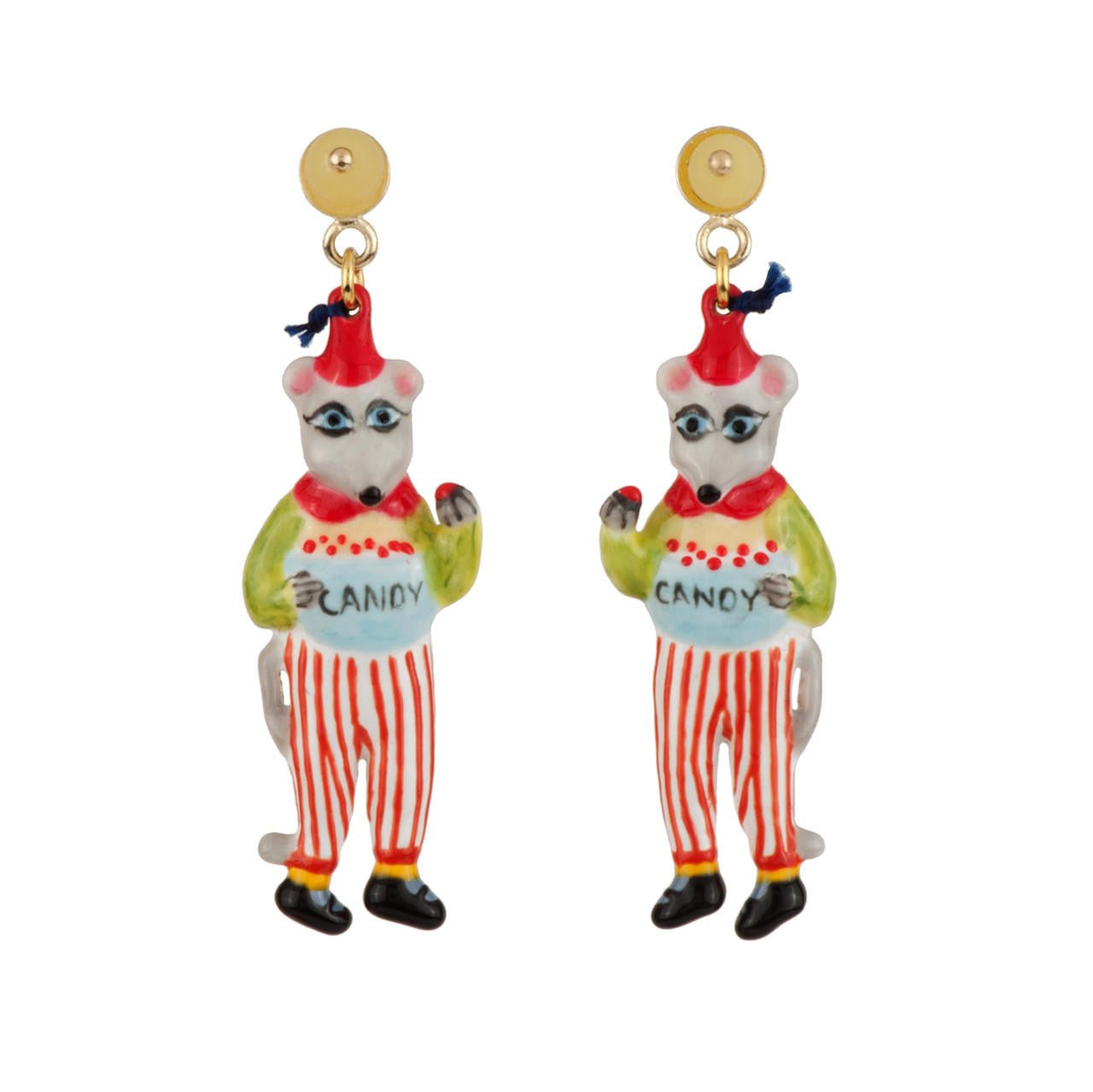 Birthday Mouse Mouse & Candies Earrings | AEBM107T/1 - Les Nereides