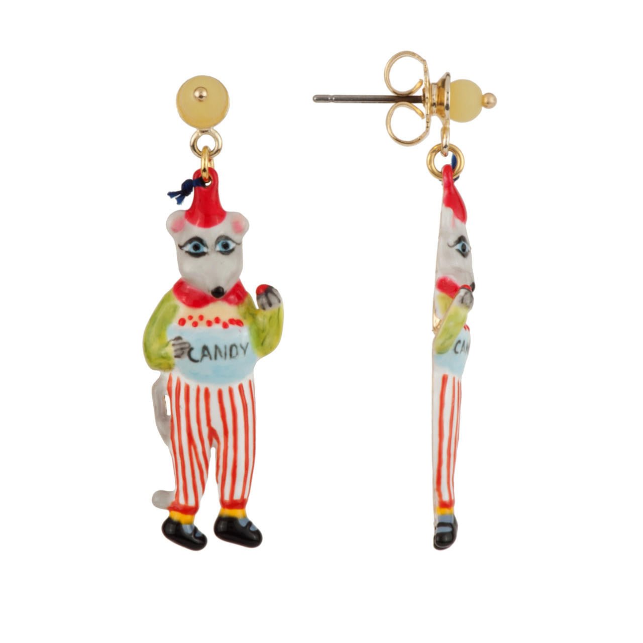 Birthday Mouse Mouse & Candies Earrings | AEBM107T/1 - Les Nereides