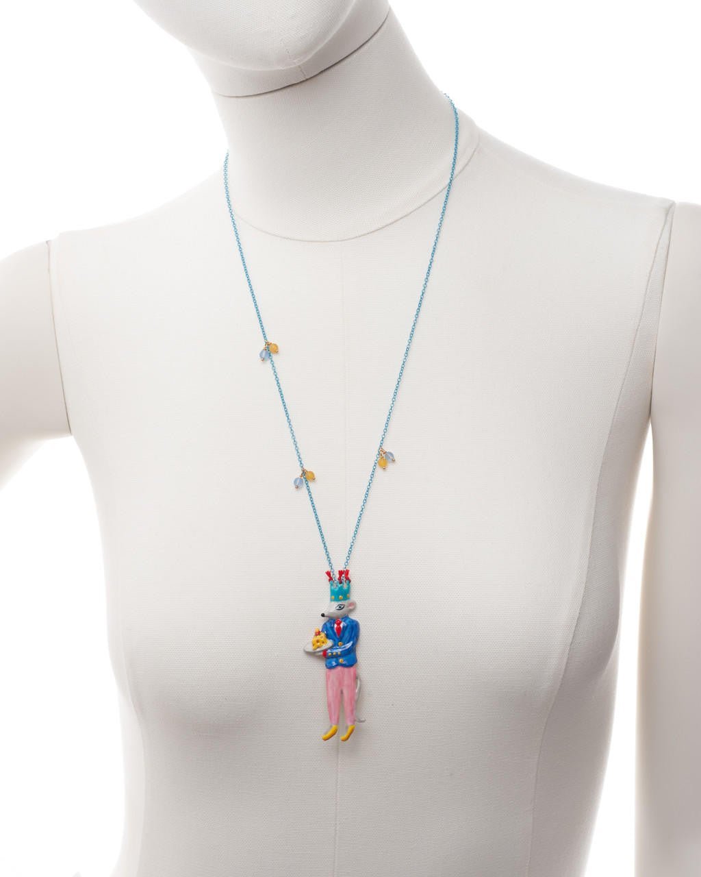 Birthday Mouse Mouse & Cheesecake Necklace | AEBM3121 - Les Nereides