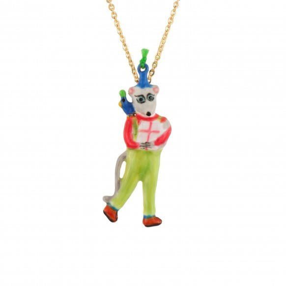Birthday Mouse Mouse & Gift Necklace | AEBM3011 - Les Nereides