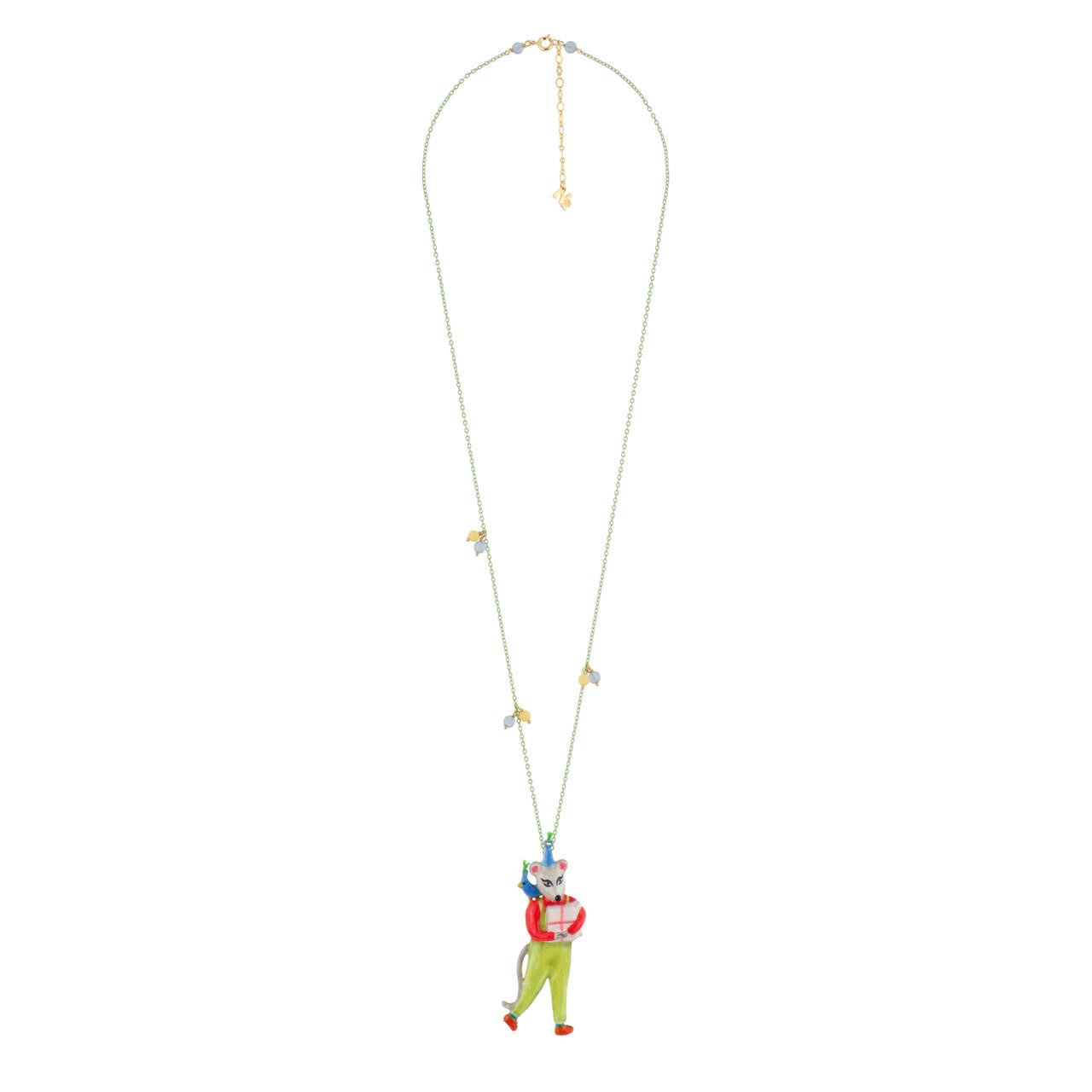 Birthday Mouse Mouse & Gift Necklace | AEBM3081 - Les Nereides