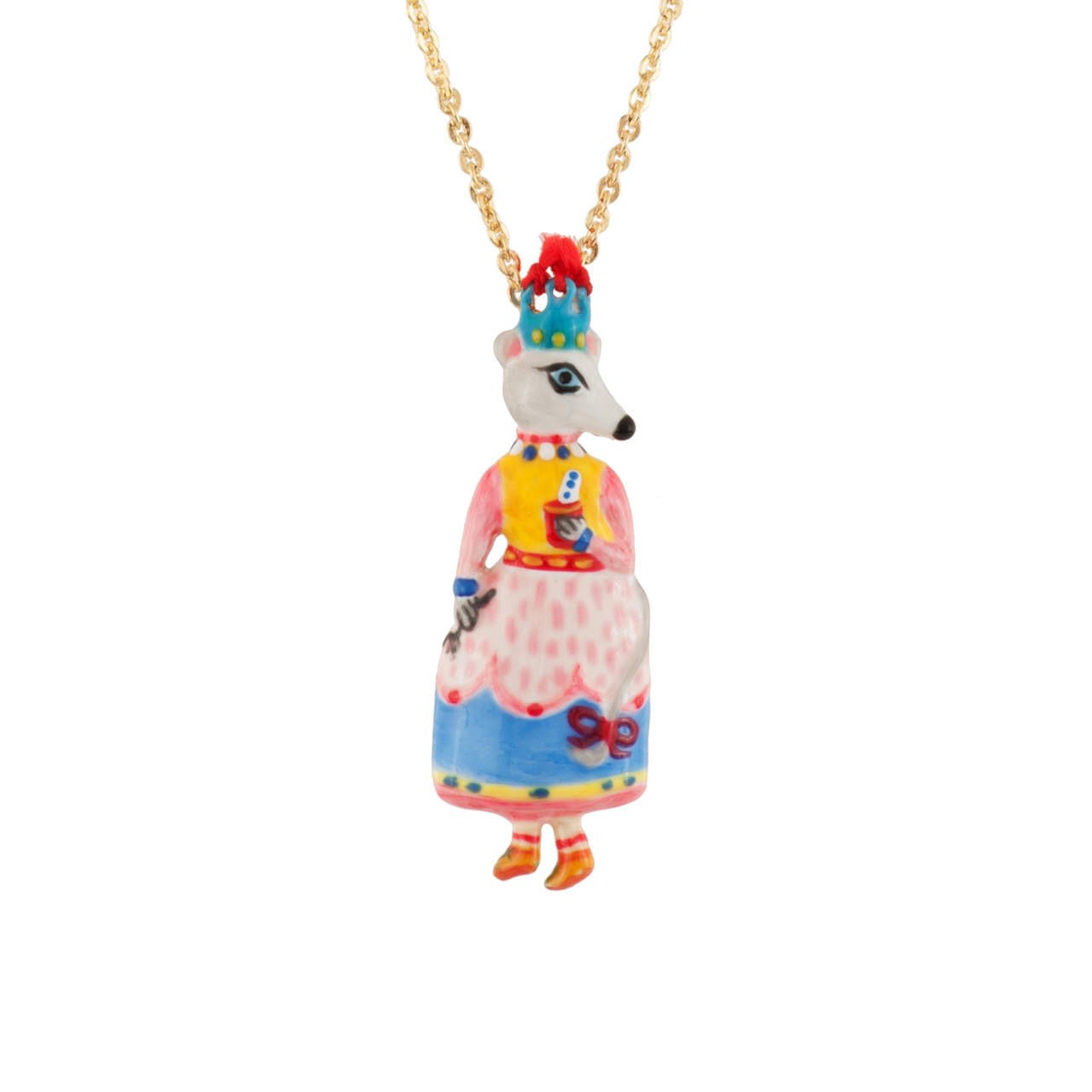 Birthday Mouse Mouse & Lemonade Drink Necklace | AEBM3031 - Les Nereides