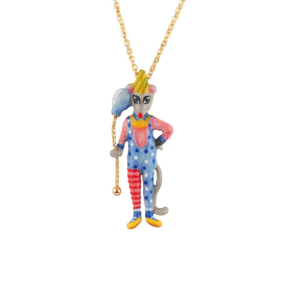 Birthday Mouse Mouse & Striped Hat Necklace | AEBM3021 - Les Nereides