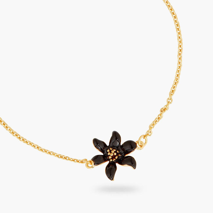Black lily thin bracelet | AQFN2021 - Les Nereides