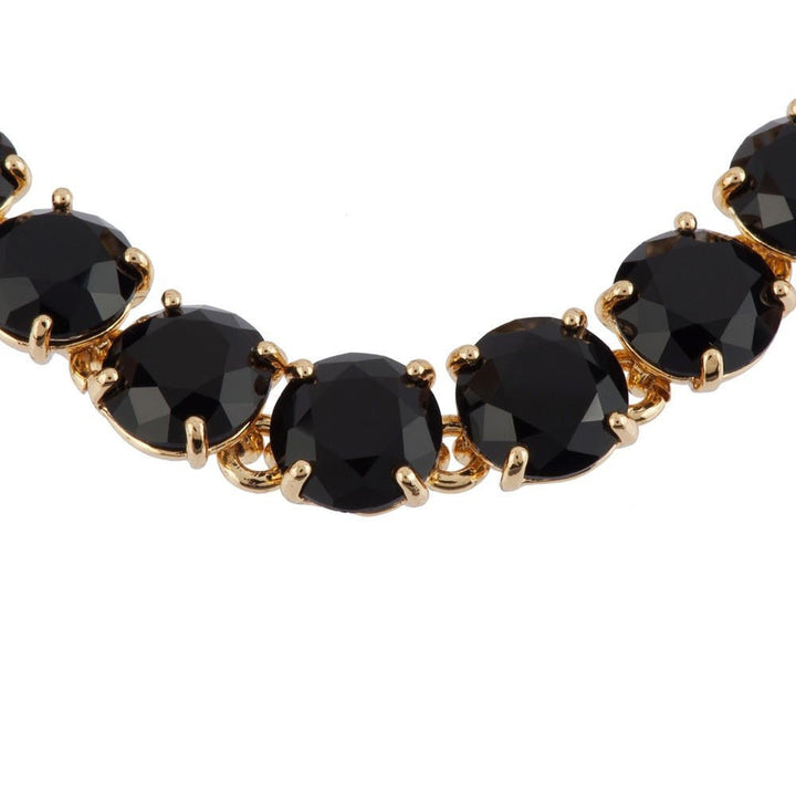 Black One Row La Diamantine Luxurious Bracelet | ACLD2522 - Les Nereides