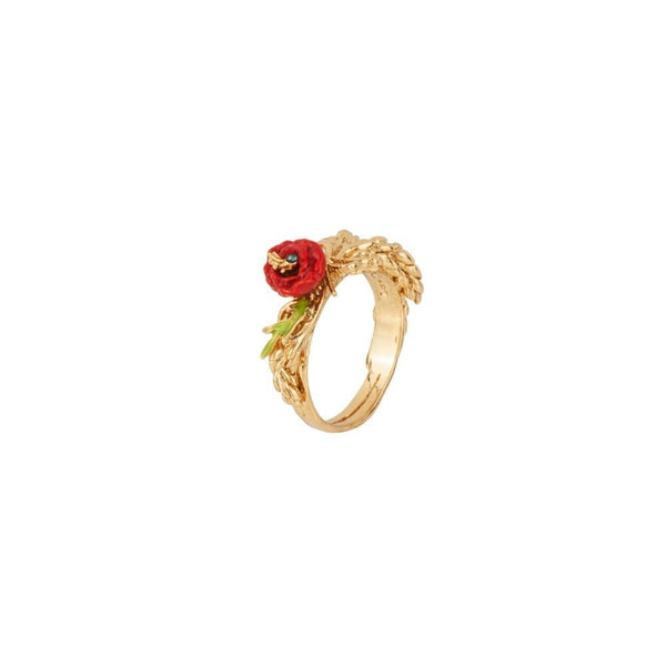 Bles Dores Wheat And Poppy Rings | ADBD601/11 - Les Nereides