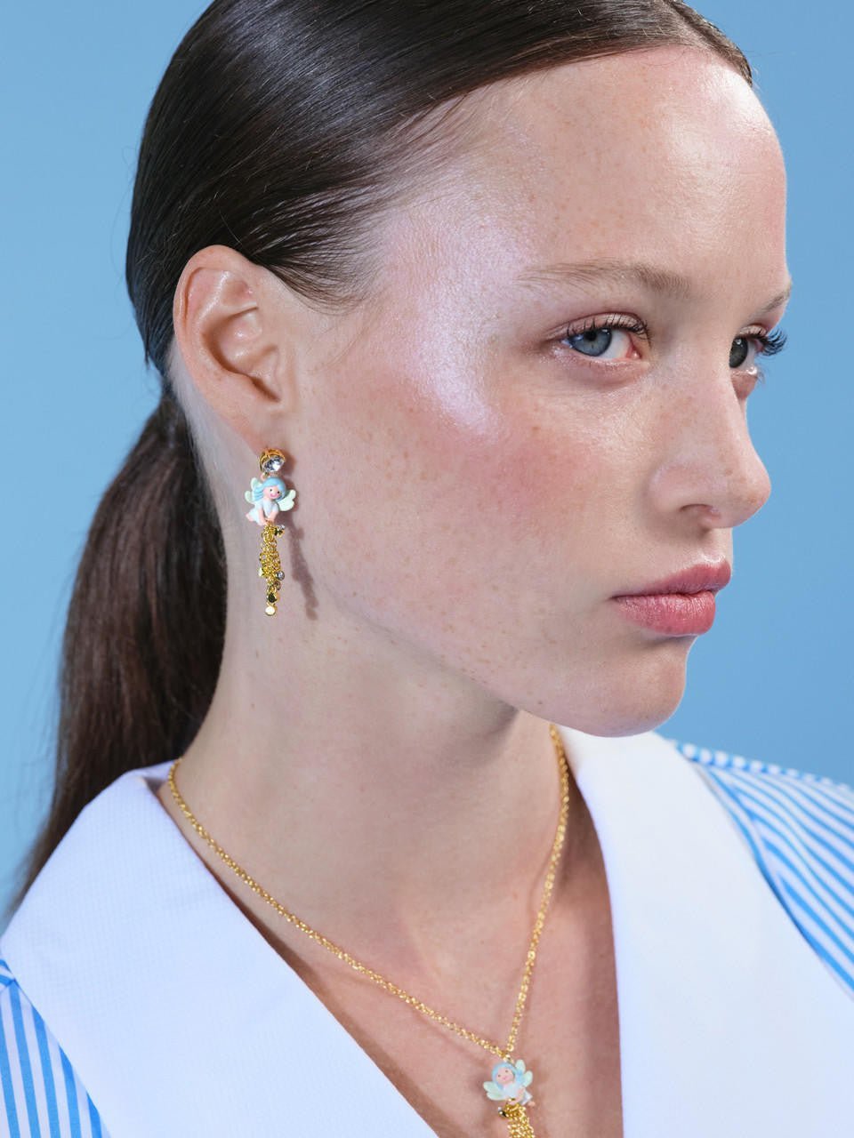 Blue Fairy Earrings | ARPI1021 - Les Nereides