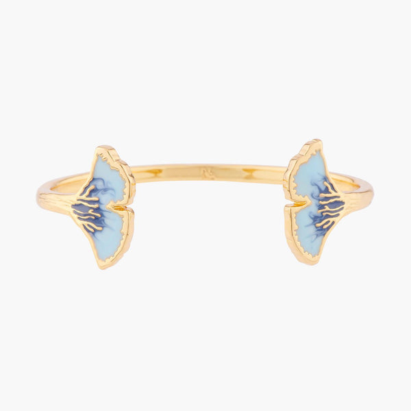 Blue Gingko Bangle Bracelet | ALBE2031 - Les Nereides