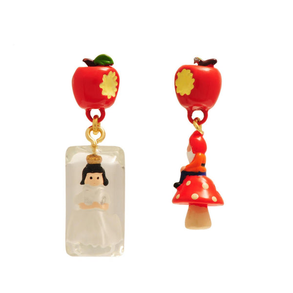 Bo Blanche Neige Gold Earrings | WBL1011 - Les Nereides