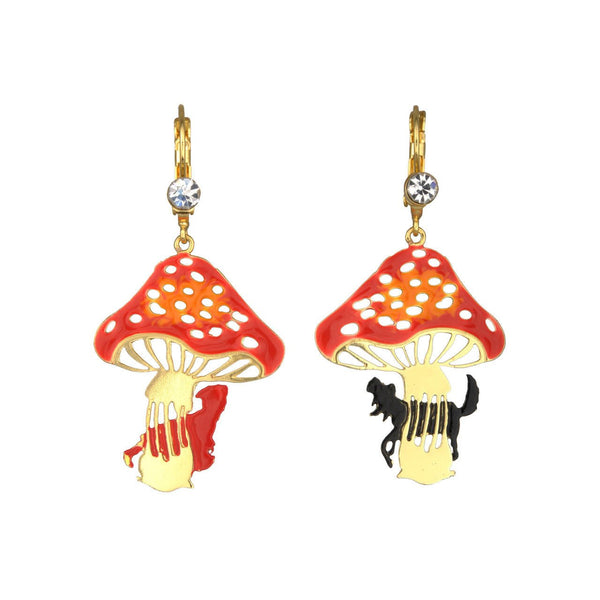 Bo Chaperon & Champignons Earrings | YCC103 - Les Nereides