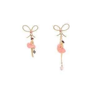 Bo Pas de Deux Pink Pink Earrings | RDD1084 - Les Nereides