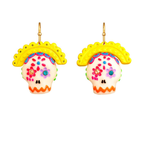 Bo Sugar Skull Earrings | XSS1011 - Les Nereides