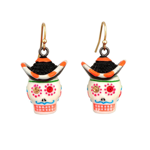 Bo Sugar Skull Earrings | XSS1051 - Les Nereides