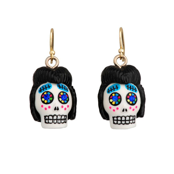 Bo Sugar Skull Earrings | XSS1061 - Les Nereides