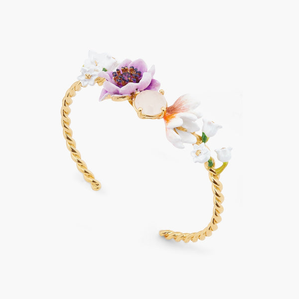 Boho 3 Flower Bangle Bracelet | ARPF2011 - Les Nereides