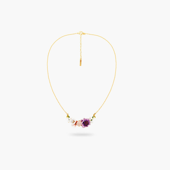 Boho 3 Flower Statement Necklace | ARPF3011 - Les Nereides