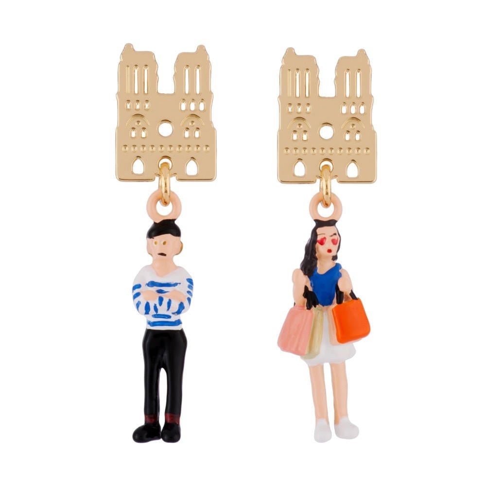 Bonjour Paris Earrings | AGBP1031 - Les Nereides