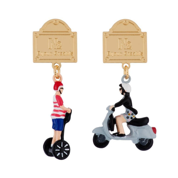 Bonjour Paris Earrings | AGBP1041 - Les Nereides