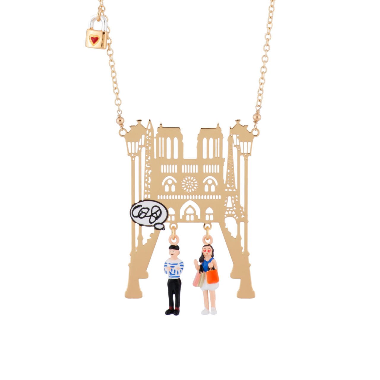 Bonjour Paris Necklace | AGBP3021 - Les Nereides