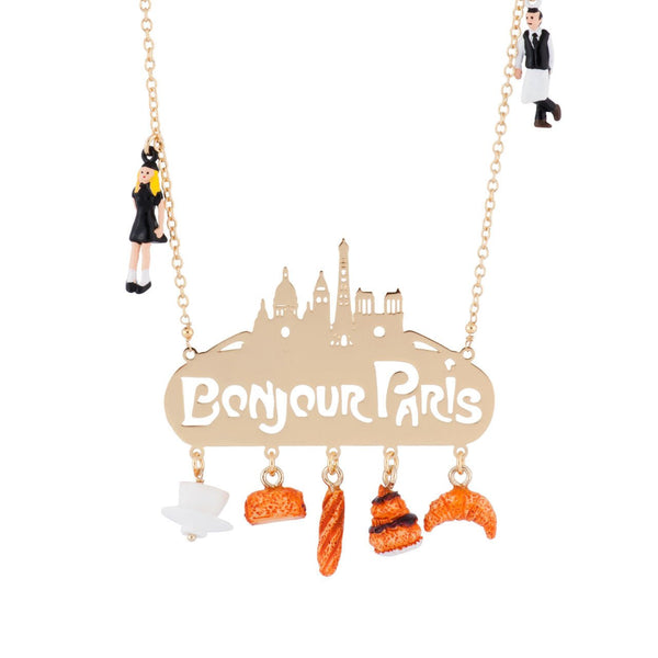 Bonjour Paris Necklace | AGBP3081 - Les Nereides