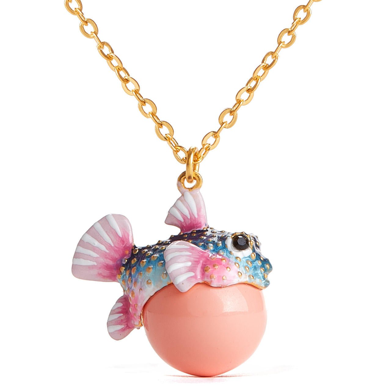 Boxfish Pendant Necklace | AOGL3101 - Les Nereides