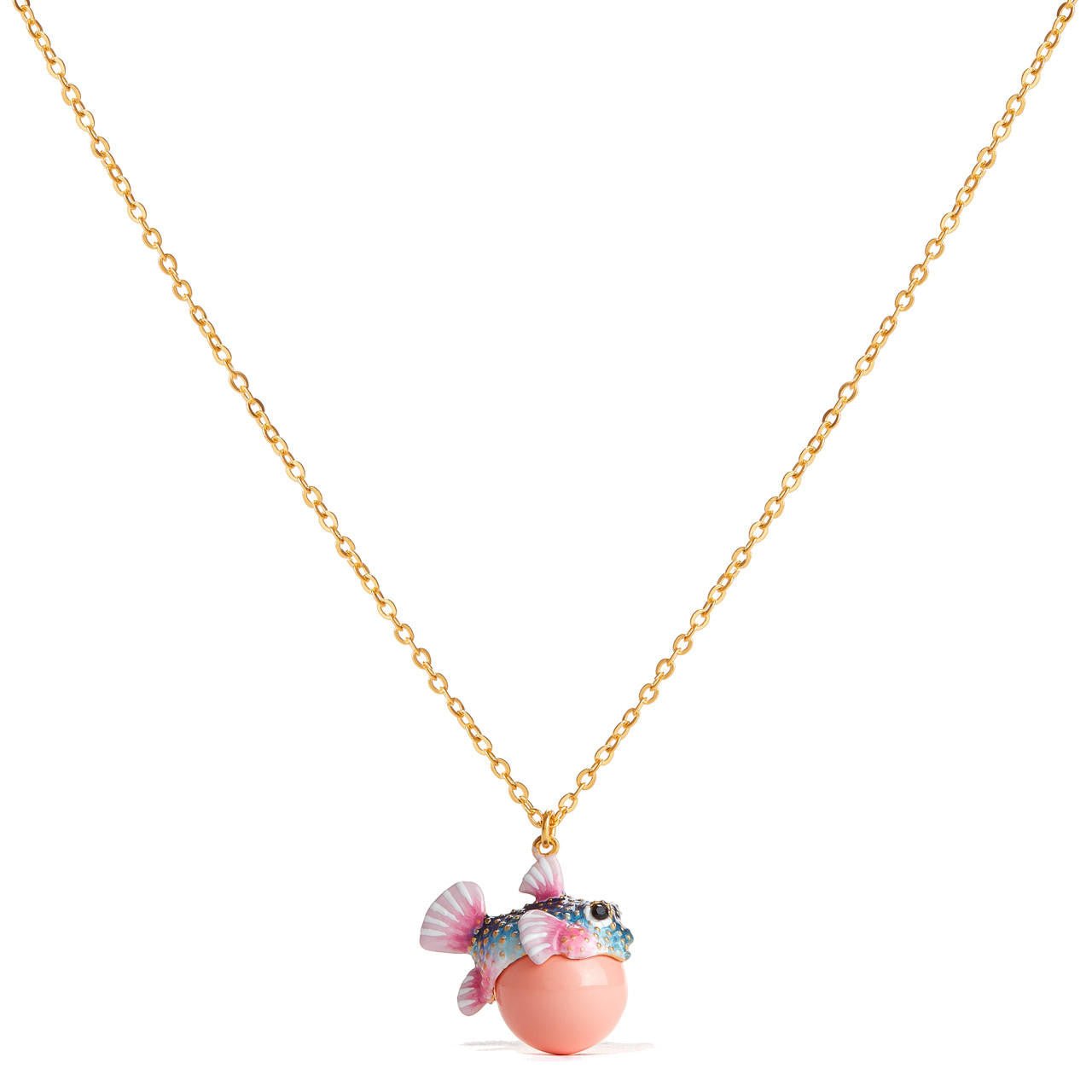Boxfish Pendant Necklace | AOGL3101 - Les Nereides