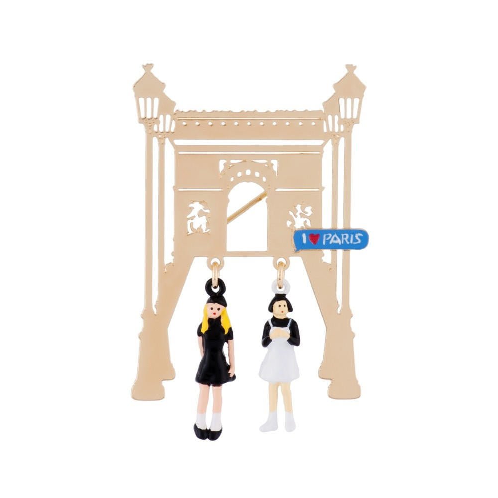 Brooch Bonjour Paris Brooch | AGBP5021 - Les Nereides