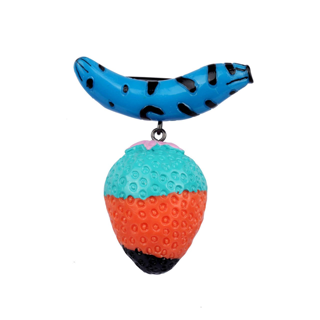 Brooch Drôles de Fruits Colourful Banana Brooch | ZDF5061 - Les Nereides