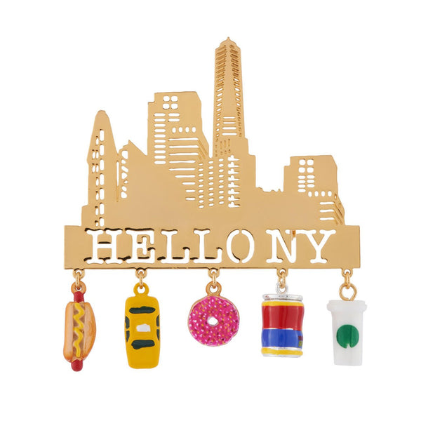 Brooch Hello New York Brooch | AHNY5021 - Les Nereides