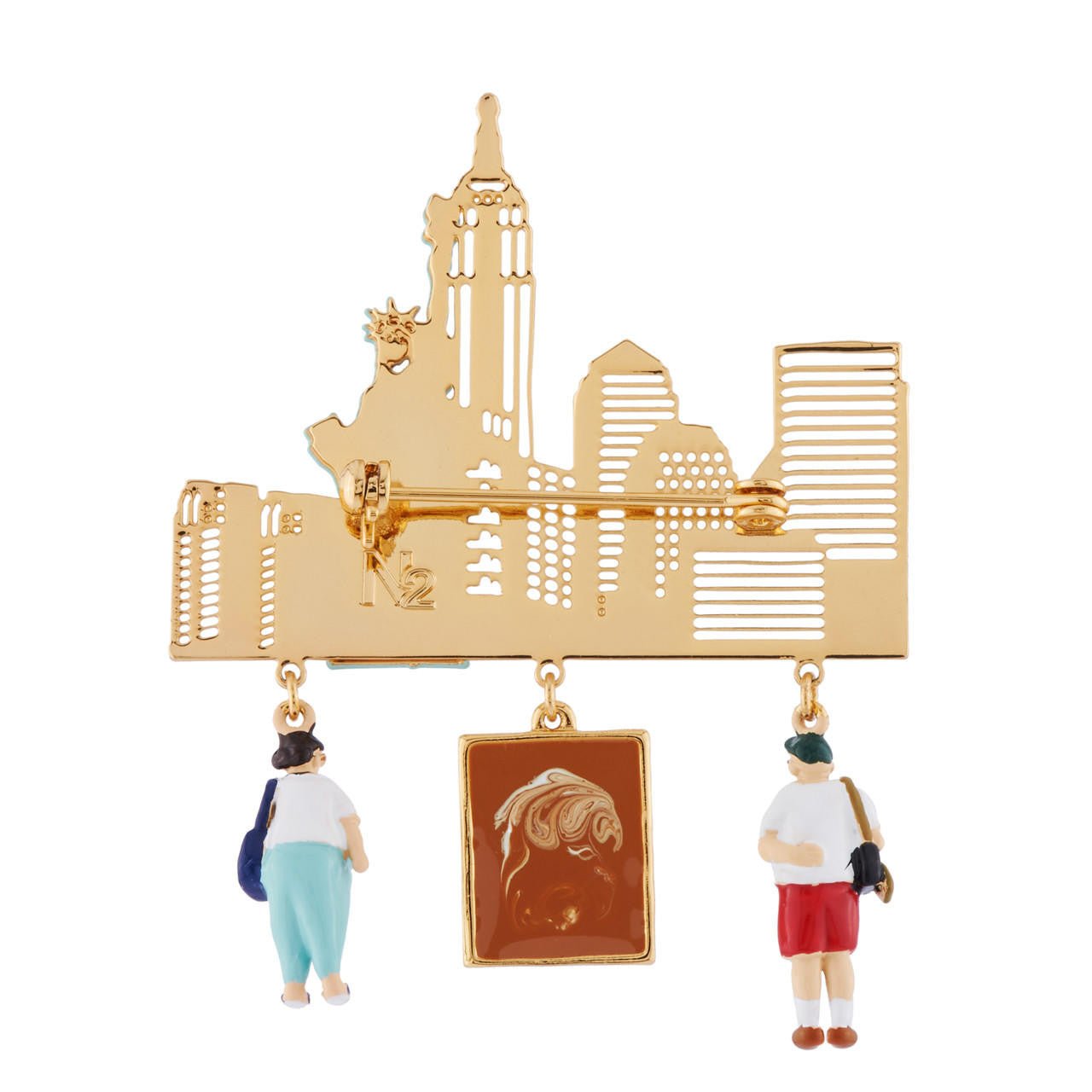 Brooch Hello New York Brooch | AHNY5031 - Les Nereides