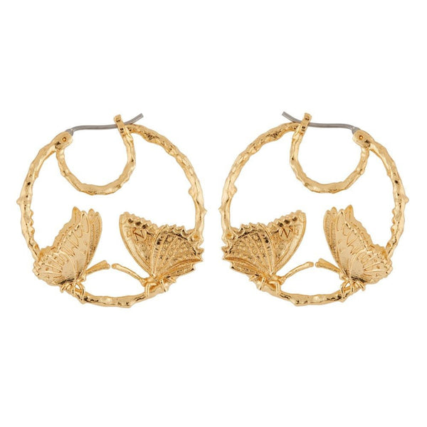 Butterflies Creoles Earrings | AGNF1111 - Les Nereides