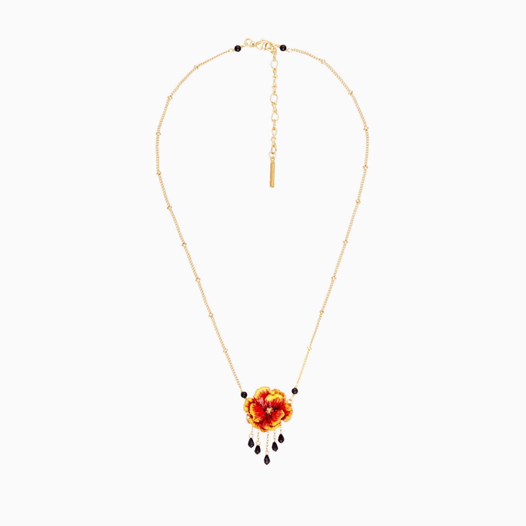 Californian Poppy Pendant Necklace | AMBH3041 - Les Nereides