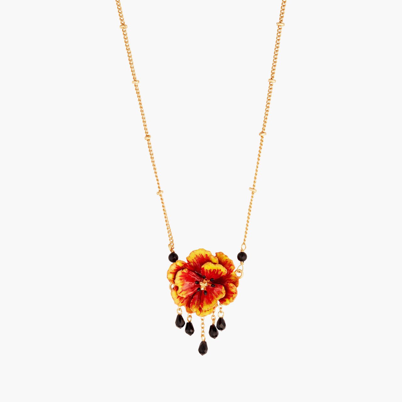 Californian Poppy Pendant Necklace | Les Nereides