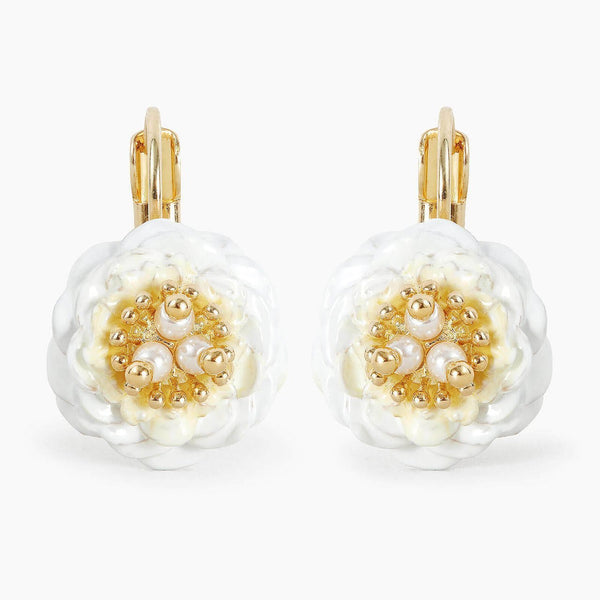 Camellia Sleeper Earrings | AOLF1111 - Les Nereides