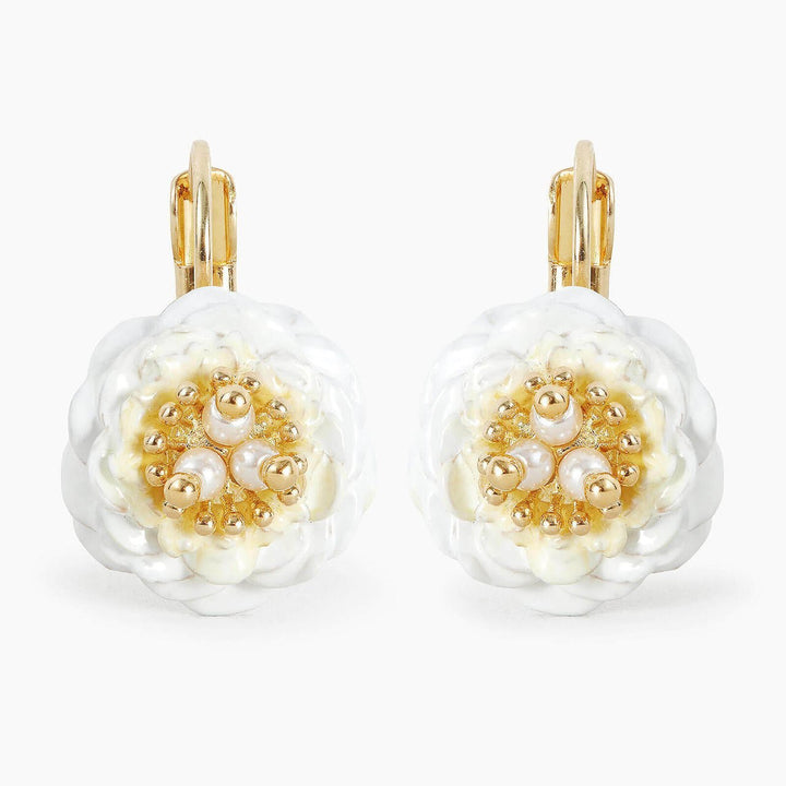 Camellia Sleeper Earrings | AOLF1111 - Les Nereides