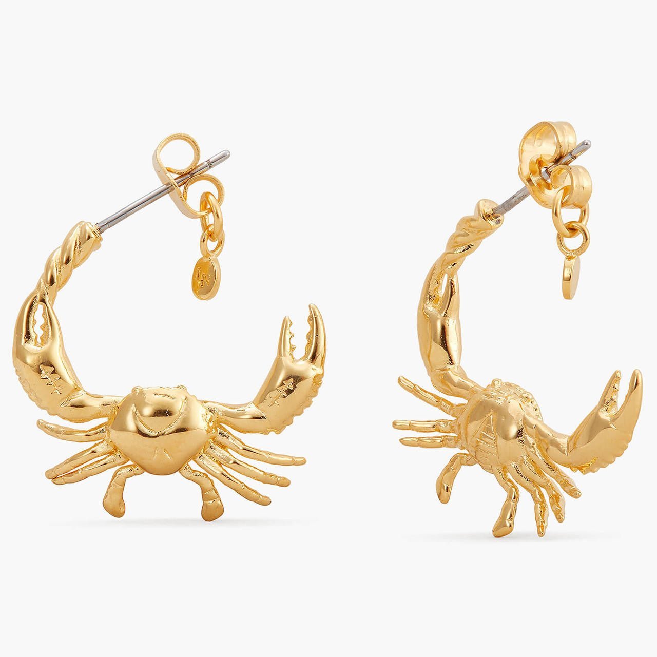 Cancer Astrological Sign Hoop Earrings | APPV1041 - Les Nereides