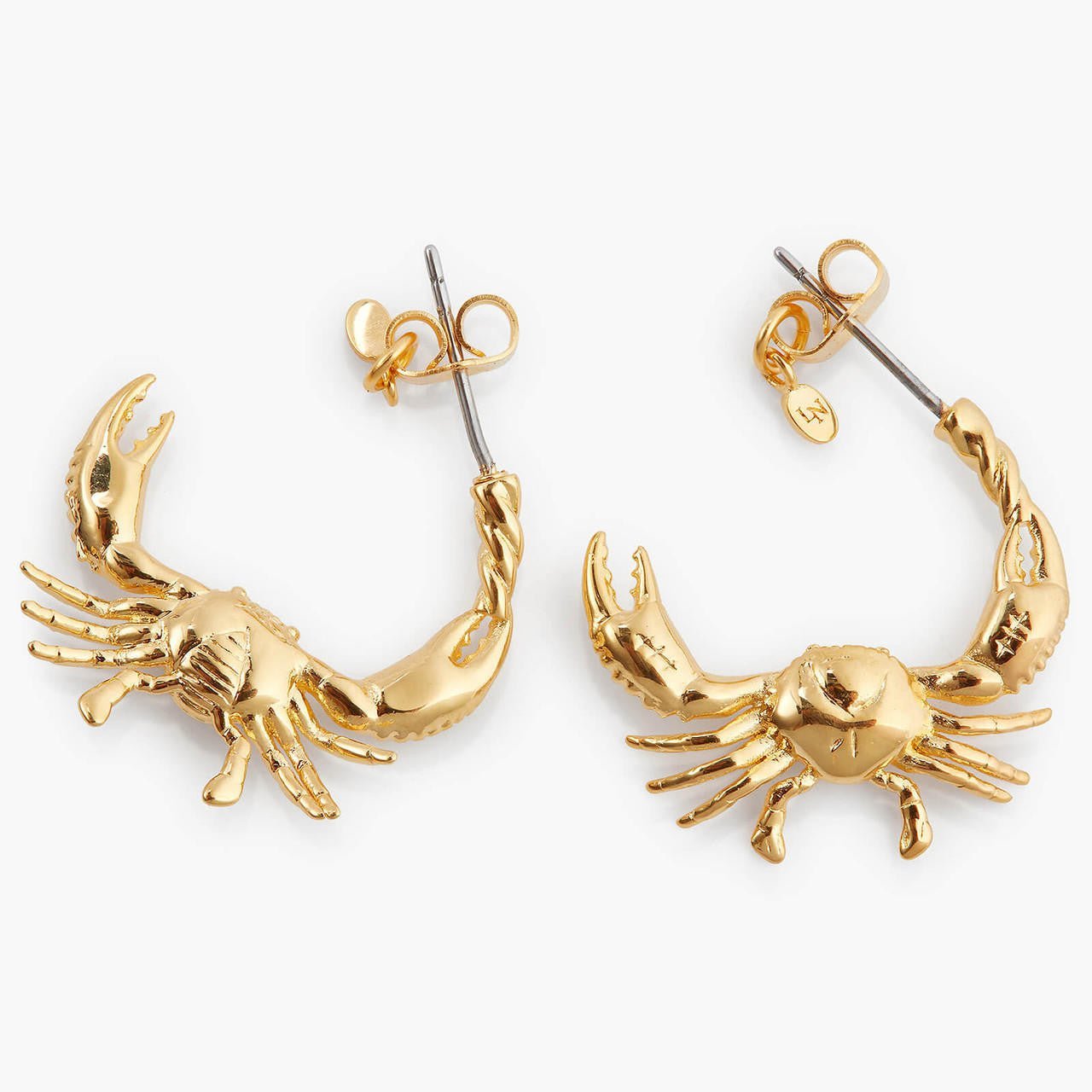 Cancer Astrological Sign Hoop Earrings | APPV1041 - Les Nereides