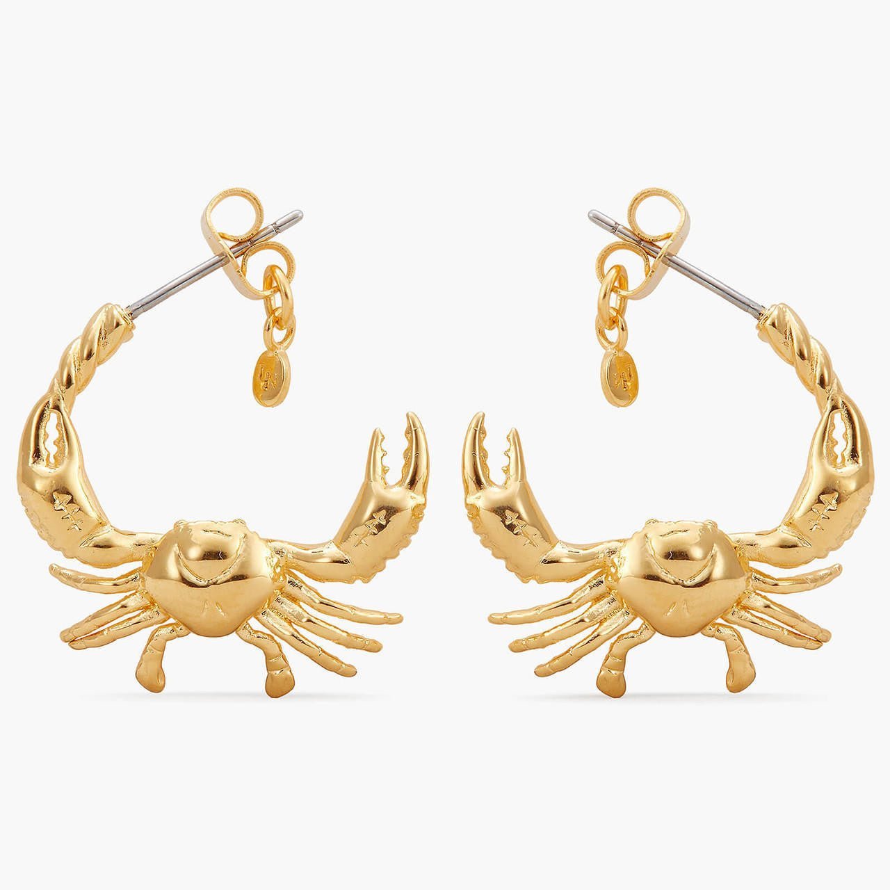 Cancer Astrological Sign Hoop Earrings | APPV1041 - Les Nereides