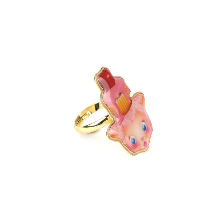 Candy Monster Pink Cupcake Monster Rings | ABCM6051 - Les Nereides
