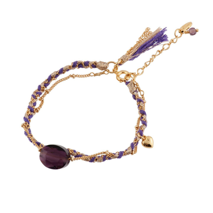 Chanceux Heart Purple Bracelet | AFBC2051 - Les Nereides