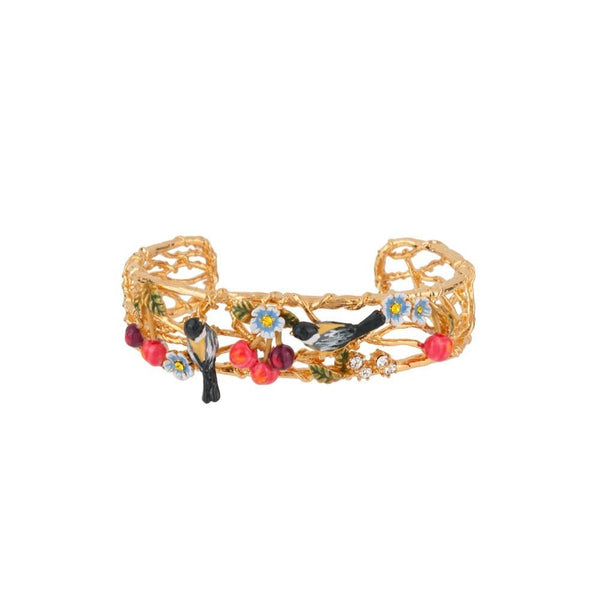 Chant Des Oiseaux Birds Among Cherries Small Bracelet | ADCO2051 - Les Nereides