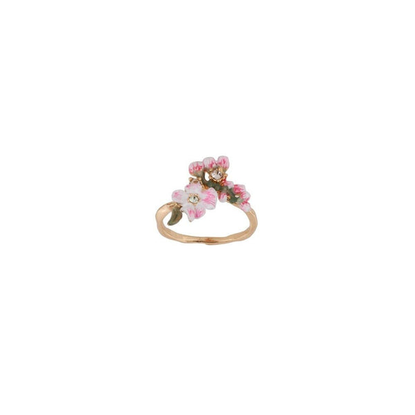 Chant Des Oiseaux Cherry Blossoms And Crystals Rings | ADCO6061 - Les Nereides