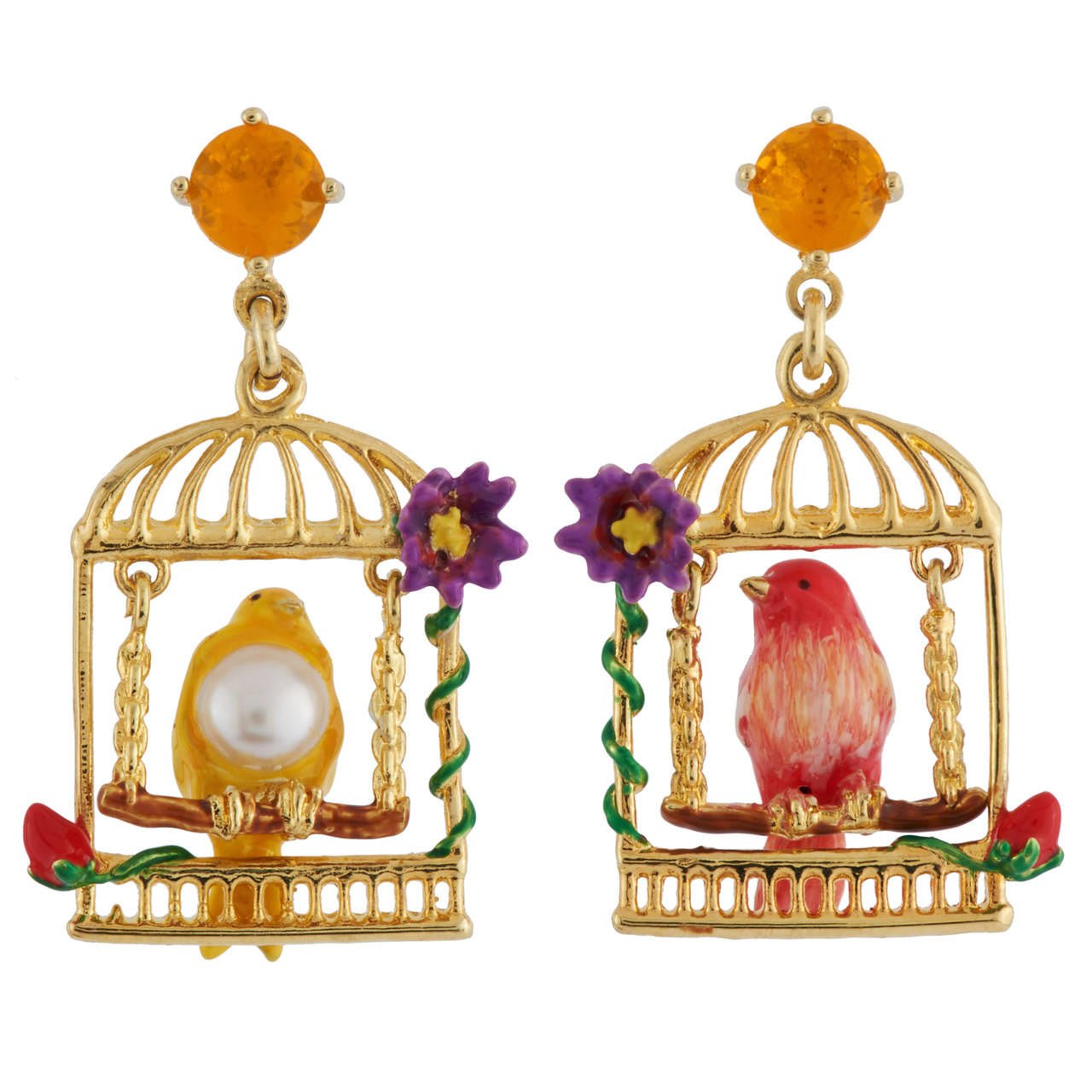 Charmants Canaris Earrings | AHCA1081 - Les Nereides