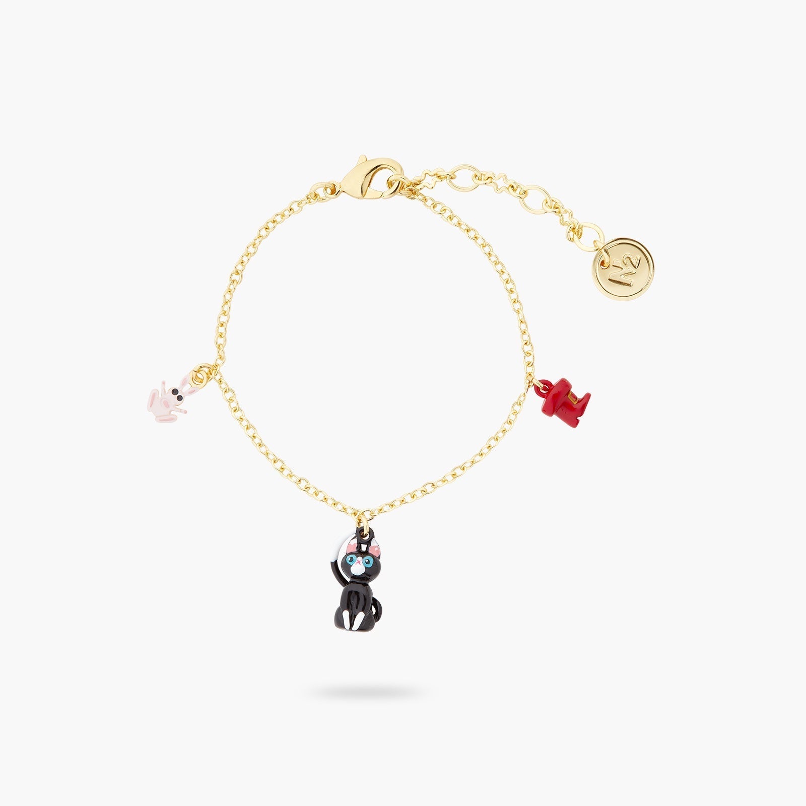 Charming Cat, Red Boot And Rabbit Charm Bracelet | ASCC2011 - Les Nereides